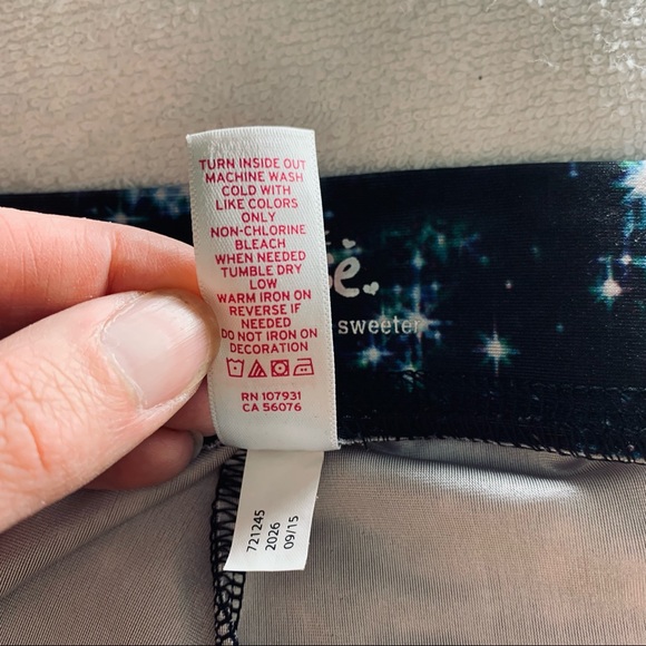 Justice Leggings Star Print size XXL (20) - Picture 8 of 8